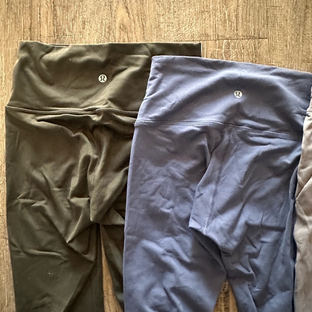 5 lululemon athletica Women's Leggings and pants - Olive, Blue, and Gray black - Picture 2 of 7